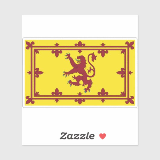 スコットラ王室のンドの旗 シール (シート)