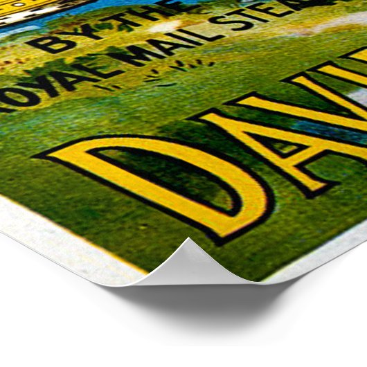 スコットラ王室のンドサマーツアーズヴィンテージのルート ポスター (角)