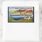 スコットラ王室のンドサマーツアーズヴィンテージのルート 長方形シール (バッグ)