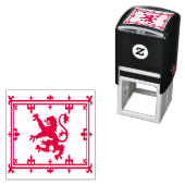 スコットラ王室のンドレッドライオンスコットランド国旗の標準 セルフインキングスタンプ (インサイチュ)