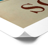 スコットラ統一されたンド王国 – ヴィンテージ旅行ポスター ポスター (角)