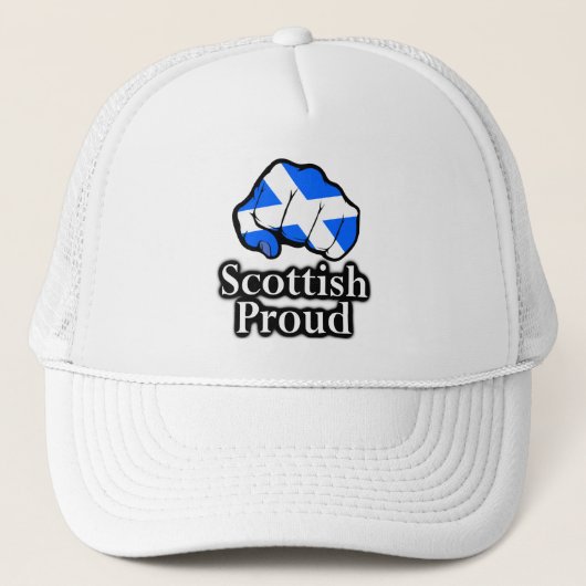 スコットラ誇りを持ったンド国旗の拳 キャップ (正面)