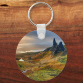 スコットラ転がンド風光明媚な丘の風景 キーホルダー (正面)