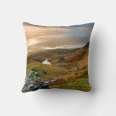 スコットラ転がンド風光明媚な丘の風景 クッション (裏面)