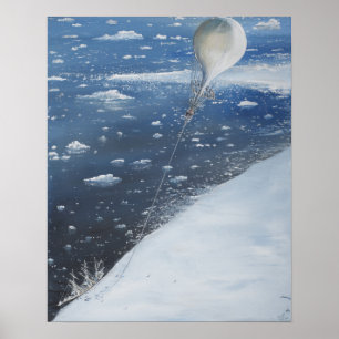 スコット南極大尉の最初の航空隊長。4番目 ポスター