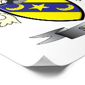 スコット家紋コートオブアームズ ポスター (角)