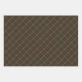 スコット狩りモダンスコットランドタータンチェック ラッピングペーパーシート (正面2)