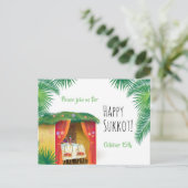 スコット祭りのパーティー　スッカ　ルラヴ＆エトログ　ご招待 ポストカード (スタンド正面)