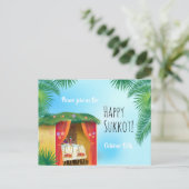 スコット祭りのパーティー　スッカ　ルラヴ＆エトログ　ご招待 ポストカード (スタンド正面)