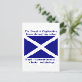 スコット・ウィスキー・セントアンドリュー ポストカード (スタンド正面)