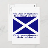 スコット・ウィスキー・セントアンドリュー ポストカード (正面/裏面)