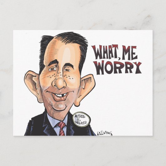 スコット・ウォーカー・ウォリー ポストカード (正面)