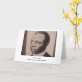 スコット・ジョプリン カード (黄色い花)