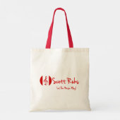 スコット・ルースのロゴと音楽を聴遊かせ! トートバッグ (裏面)