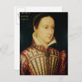 スコット、c.1560のメリー女王のミニチュア ポストカード (正面/裏面)
