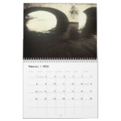 スコットS.ジョーンズ著黒い及び白 カレンダー (2月 2026)