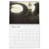 スコットS.ジョーンズ著黒い及び白 カレンダー (2月 2027)