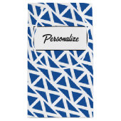 スコッパーソナライズされたティッシュ国旗を持つ抱き枕 スモールペーパーバッグ (裏面)