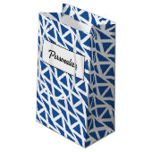 スコッパーソナライズされたティッシュ国旗を持つ抱き枕 スモールペーパーバッグ (裏面アングル)