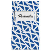 スコッパーソナライズされたティッシュ国旗を持つ抱き枕 スモールペーパーバッグ (正面)