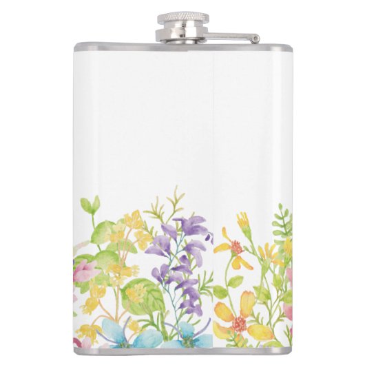 スコッパーソナライズされたティ犬フラスコ、ピンクのスコットランド犬 フラスク (裏面)