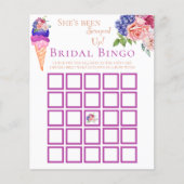 スコップアイスクリームフローラブライダルシャワービンゴゲーム (正面)
