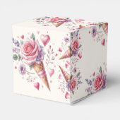 スコップアップウォーターカラーアイスクリームブライダルシャワー フェイバーボックス (裏面サイド)