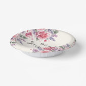 スコップアップウォーターカラーアイスクリームブライダルシャワー ペーパーボウル (傾斜あり)