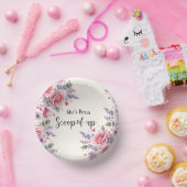 スコップアップウォーターカラーアイスクリームブライダルシャワー ペーパーボウル (パーティー)