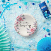 スコップアップウォーターカラーアイスクリームブライダルシャワー ペーパーボウル (パーティー)