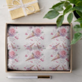 スコップアップウォーターカラーアイスクリームブライダルシャワー 薄葉紙 (ギフト)