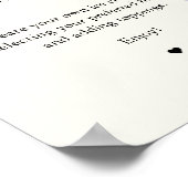 スコップアップピンクモダンブライダルシャワーバーシンボルや象徴 ポスター (角)