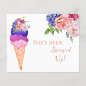 スコップドアイスクリームフローラブライダルシャワーアドバイス (裏面)