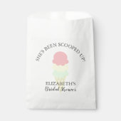 スコップドアイスクリームブライダルシャワー フェイバーバッグ (正面)