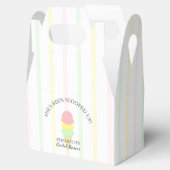 スコップドアイスクリームブライダルシャワー フェイバーボックス (オープン)