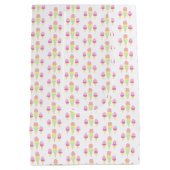 スコップドアイスクリームブライダルシャワー ミディアムペーパーバッグ (裏面)