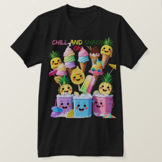 スコップ、シップ、スマイル - サマートリートTシャツ Tシャツ