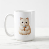 スコップ&スナグルアイスクリームコーンキットン コーヒーマグカップ (左)