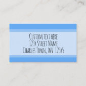 スコップDawg -カスタマイズ可能なカード 名刺 (裏面)