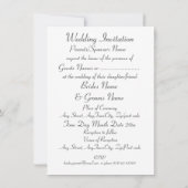 スコッ伝統的チとケルト結婚ックのアザミ 招待状 (裏面)