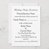 スコッ伝統的チとケルト結婚ックのアザミ 招待状 (裏面)