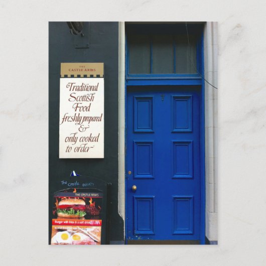 スコッ伝統的ト料理 ポストカード (正面)