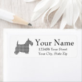 スコッ千鳥格子のティ ラベル (インサイチュ)