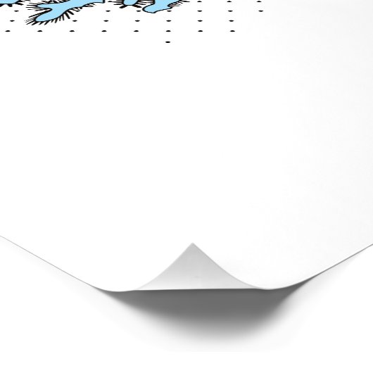 スコッ図解入りの、写真付きのトの旅行マップ(ティール(緑がかった色)バージョン) ポスター (コーナー)