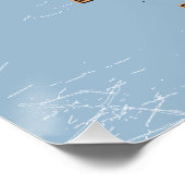 スコッ図解入りの、写真付きのトランドの地図 ポスター (コーナー)