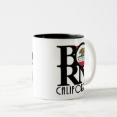 スコッ生まれツバレー11oz ツートーンマグカップ (正面右)