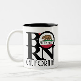 スコッ生まれツバレー11oz ツートーンマグカップ