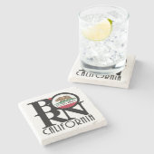 スコッ生まれツバレー ストーンコースター (横)