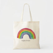 スコッ絵を描トのゲール語でレインボー/ボガフローズ トートバッグ (正面)