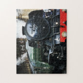 スコッ飛んでいるツマンアットプレストン鉄道駅 ジグソーパズル (縦)